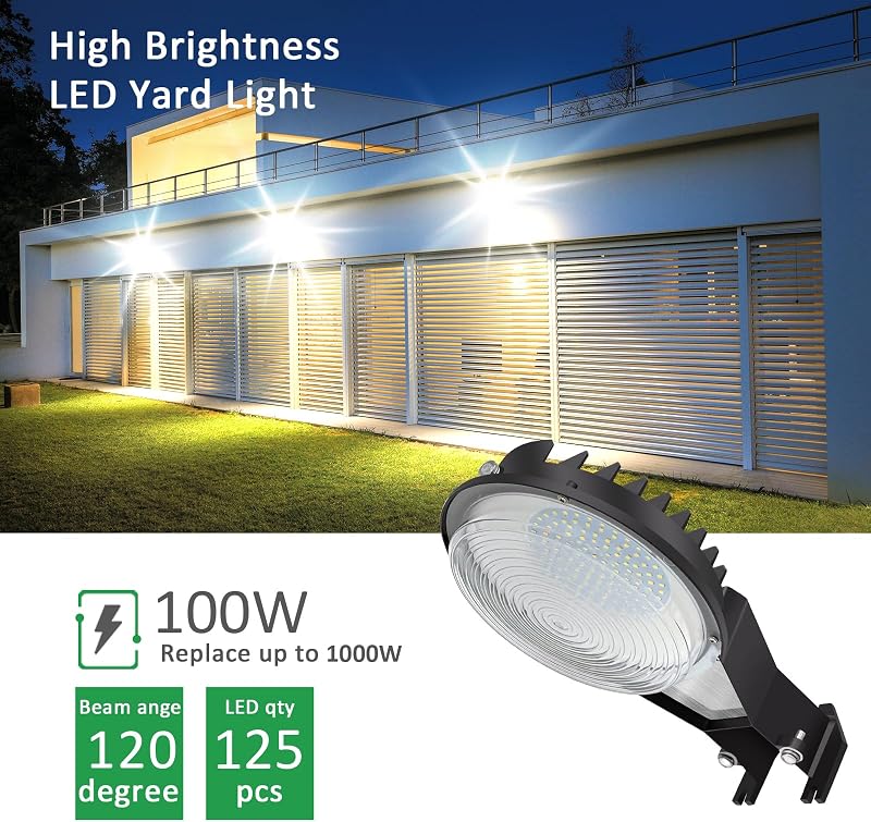 Luz exterior LED con fotocélula IP65