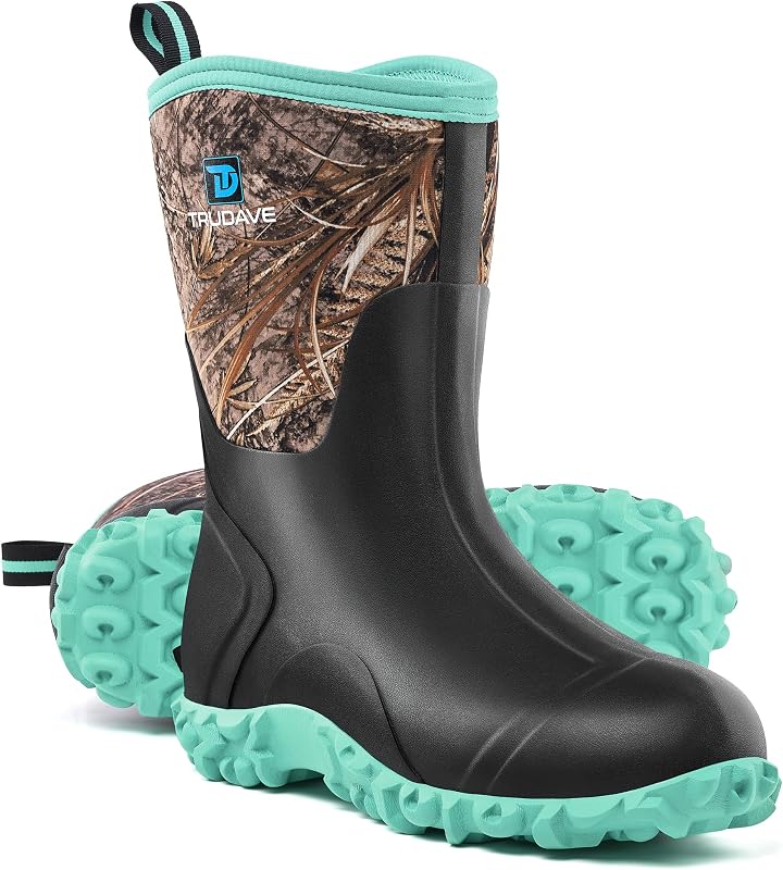 Botas de goma mujer acero 6mm neopreno impermeables trabajo