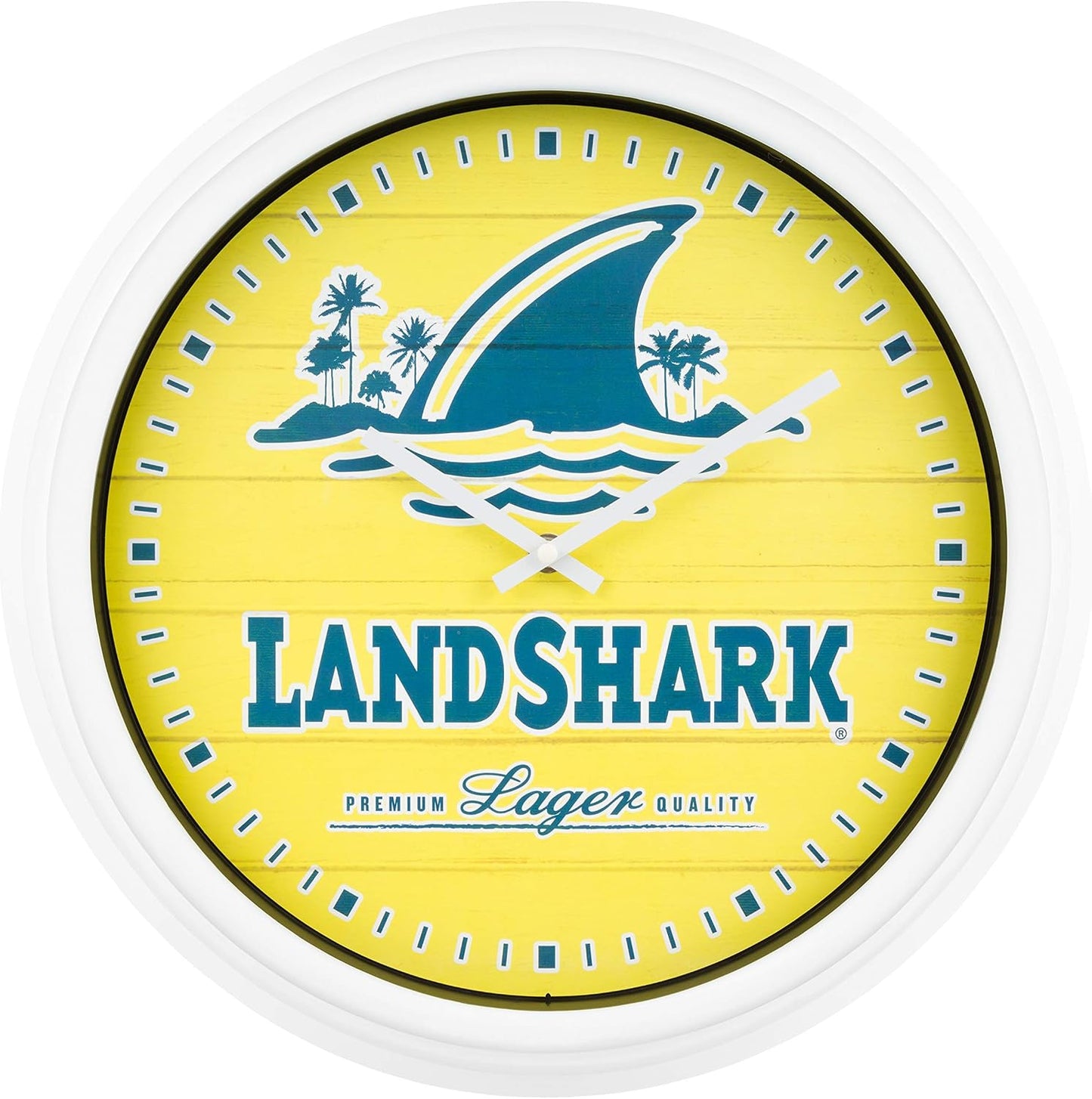 Reloj pared analógico Landshark 15.75pulg