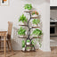 Soporte plantas interior 8 niveles 49pulg con luces