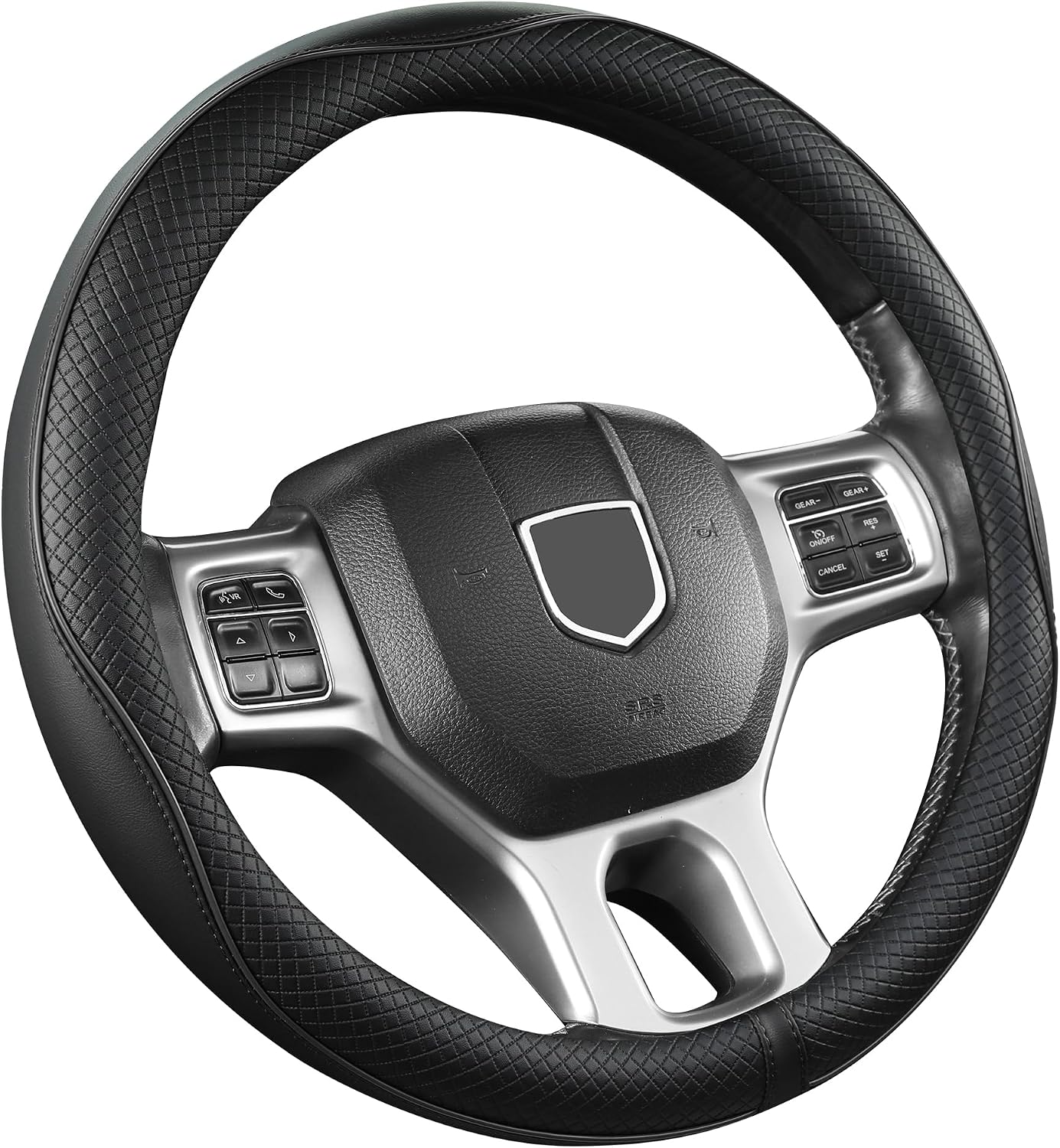 Funda volante Dodge RAM 15.5-16" negro grande
