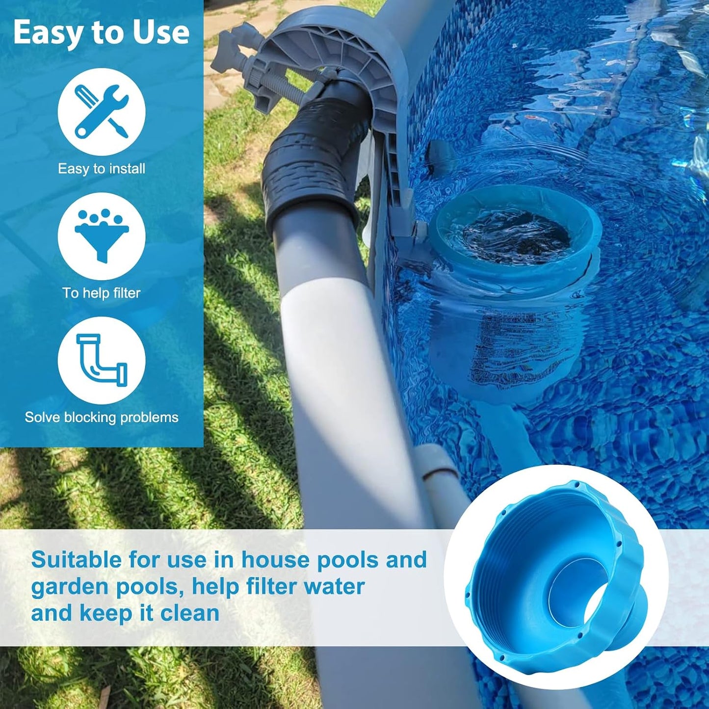 Adaptador manguera B skimmer piscina Intex