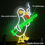 Letrero neón pato con interruptor LED USB para hogar