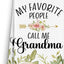 Toallas cocina florales regalo abuela 16x24