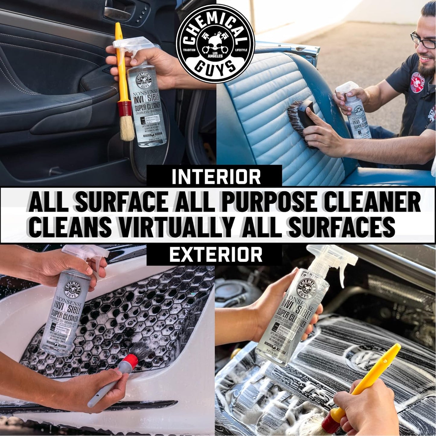 Limpiador universal para superficies 16oz seguro hogar auto
