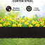 Borde paisaje 40" martillo 6" metal negro set 5