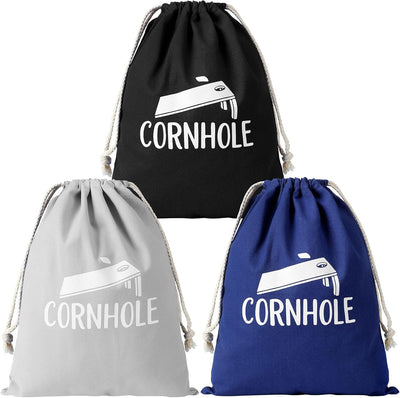 3 Pzas Bolsas Cornhole Estuche Transporte Almacenamiento