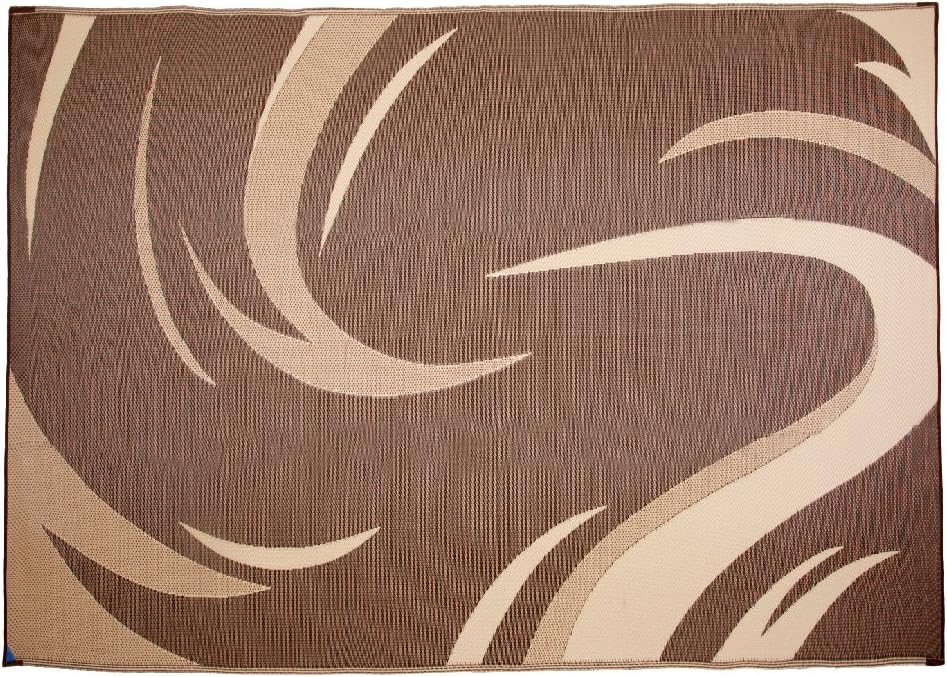 Alfombrilla reversible para patio al aire libre