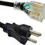Cable extensión NEMA 6-20 25 ft 20A/250V color negro