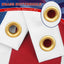 Bandera EE.UU. 3x5 resistente estrellas bordadas ojales latón