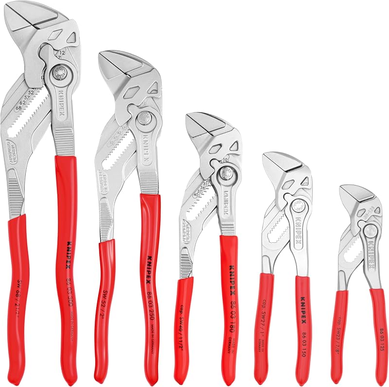 Set 5 Pzas Alicates KNIPEX en Rollo
