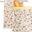 2 Pzas Bolsas Pan Reutilizables Cera Abeja 12x17"