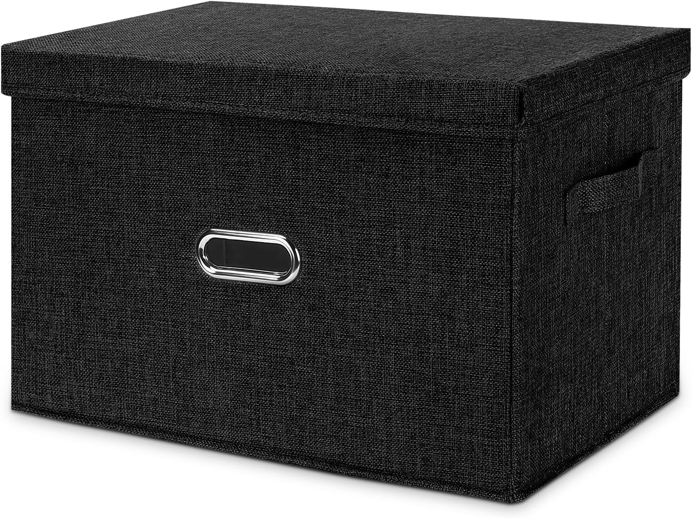 Cajas plegables lino con tapa asas dormitorio