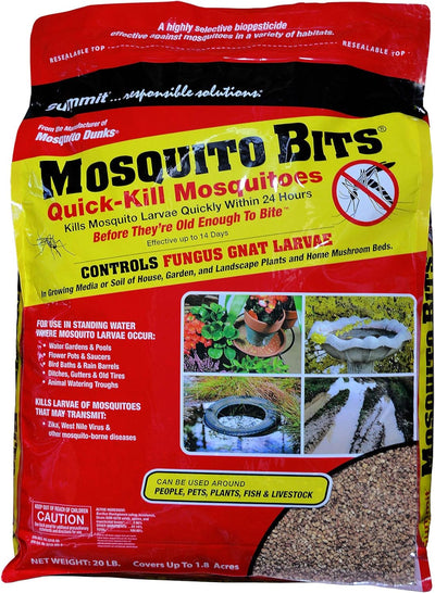 Mosquito Bits 20lb Control Biológico Mosquitos Jejenes