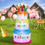 Decoración inflable cumpleaños 6ft con luces LED para jardín