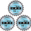 Hoja sierra circular 5-1/2pulg 24T para MDF contrachapada paquete 3