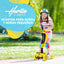 Patinete 3 ruedas niños luces LED manubrio ajustable