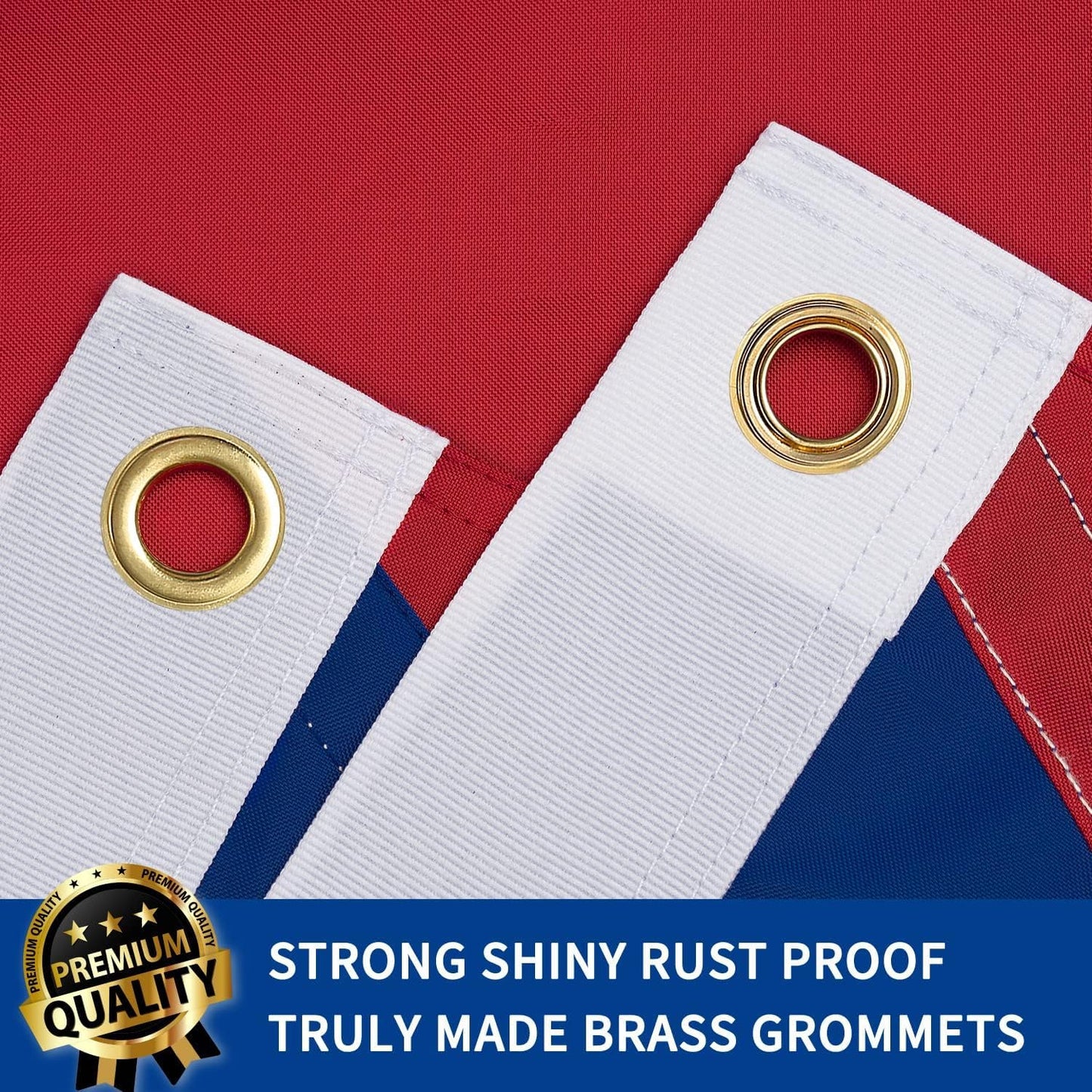 Bandera Puerto Rico 3x5ft doble cara nailon 210D resistente