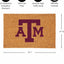 Tapete fibra coco 36x24pulg logotipo NCAA Texas A&M
