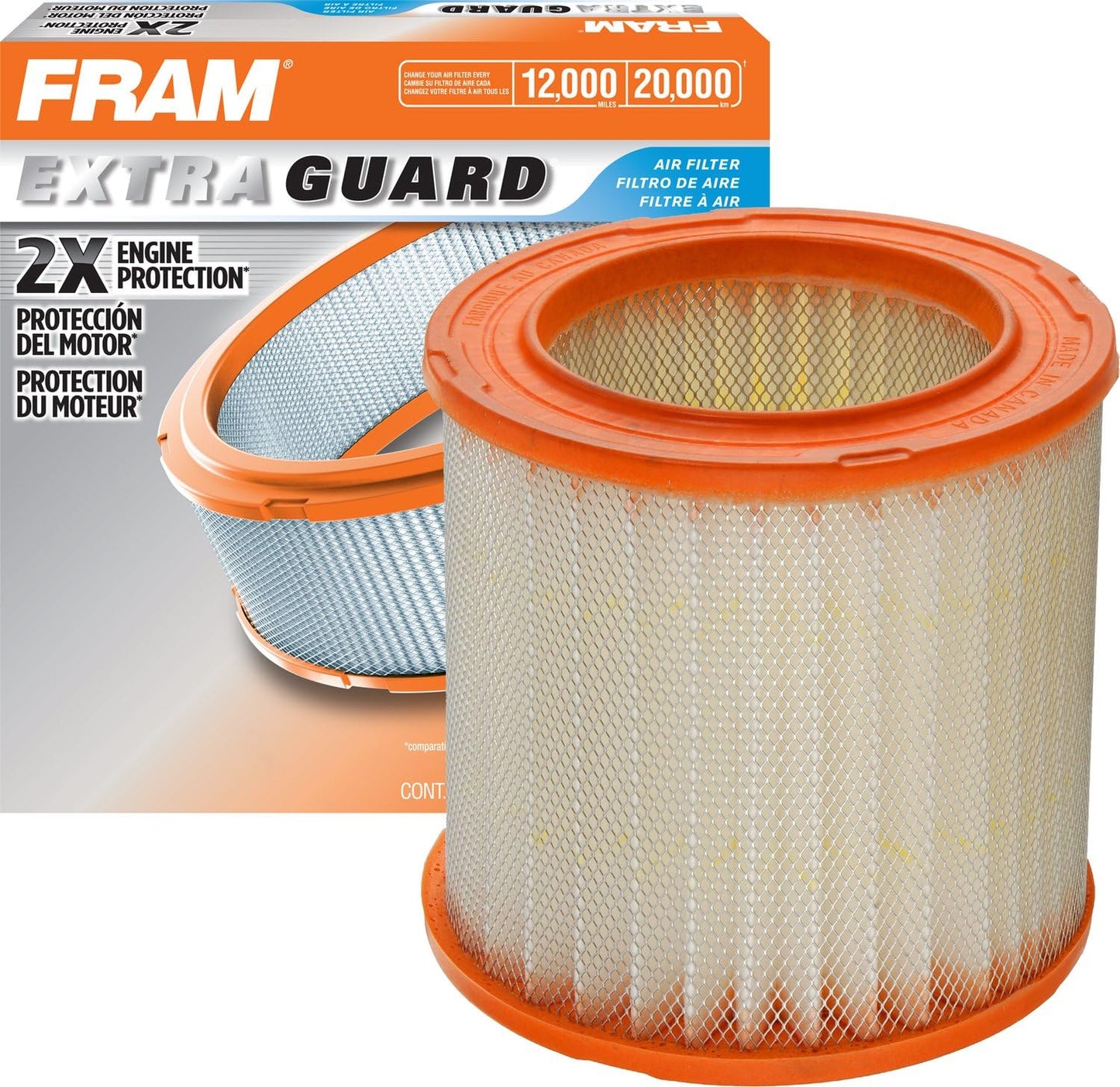 Repuesto filtro aire motor redondo CA568