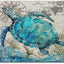 Tapete decorativo tortuga marina 17x30" antiderrap