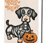 Bandera Halloween perro fantasma 12x18pulg doble cara exterior