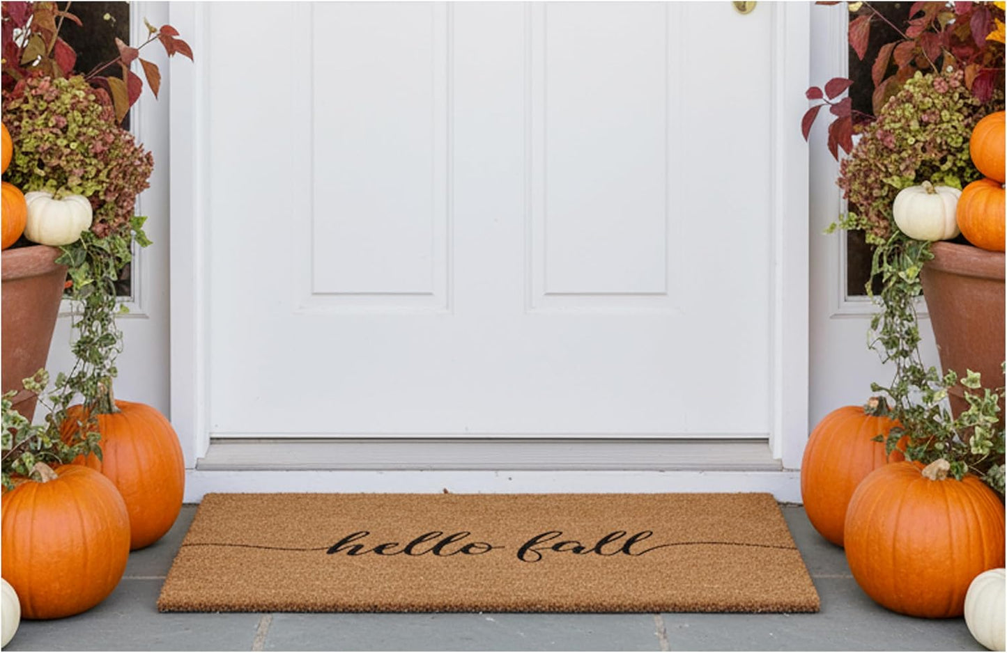 Felpudo Bienvenida Hello Fall 30x48pulg