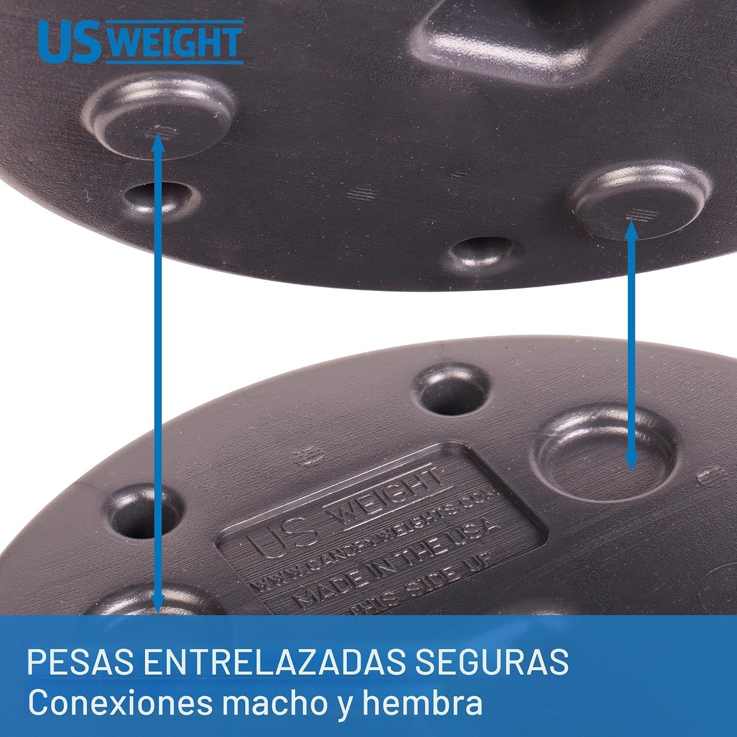 Set 4 Pesas Toldo 20lb Anti-Pellizco Instalación Fácil