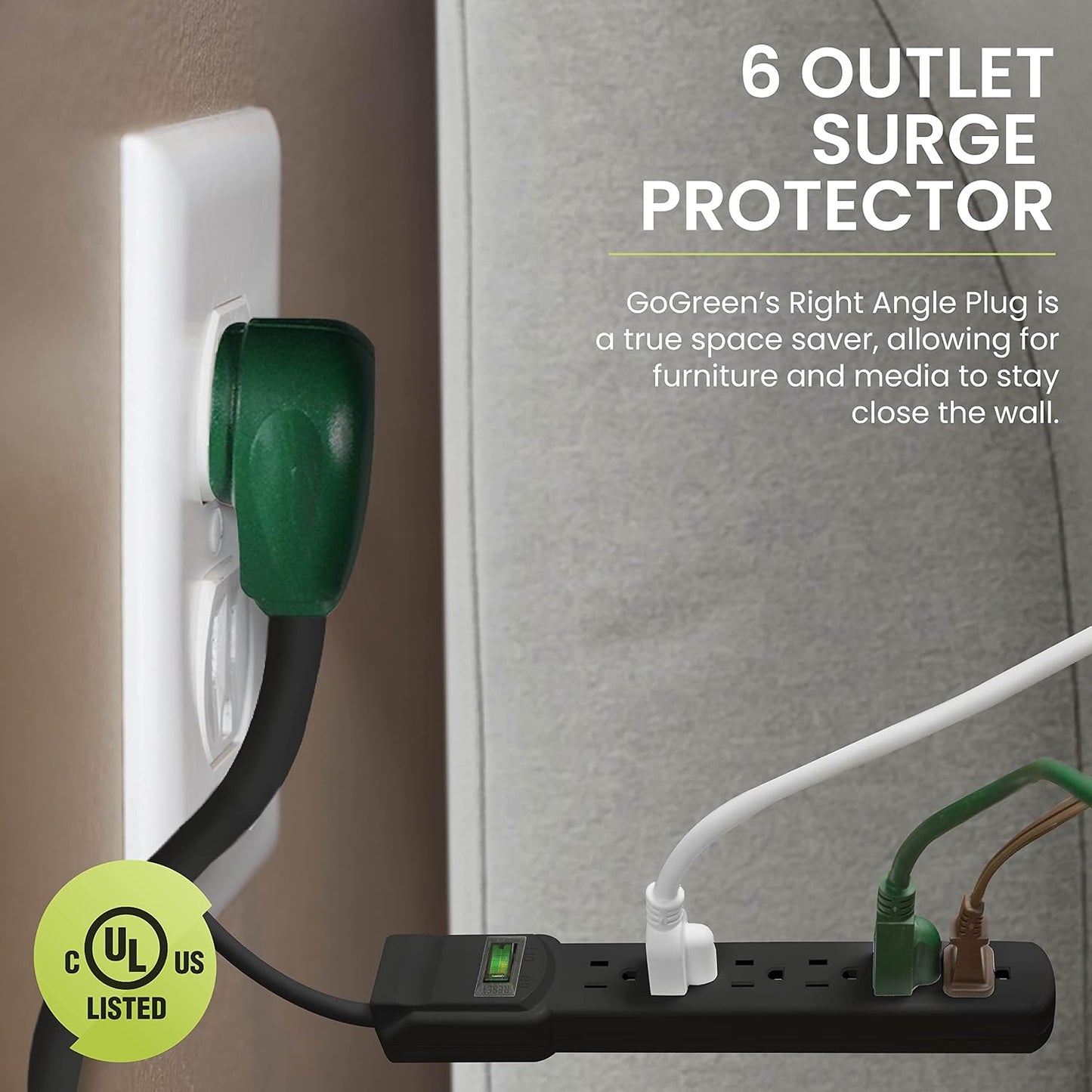 Protector sobrecarga con cable 6ft GG-16106MS