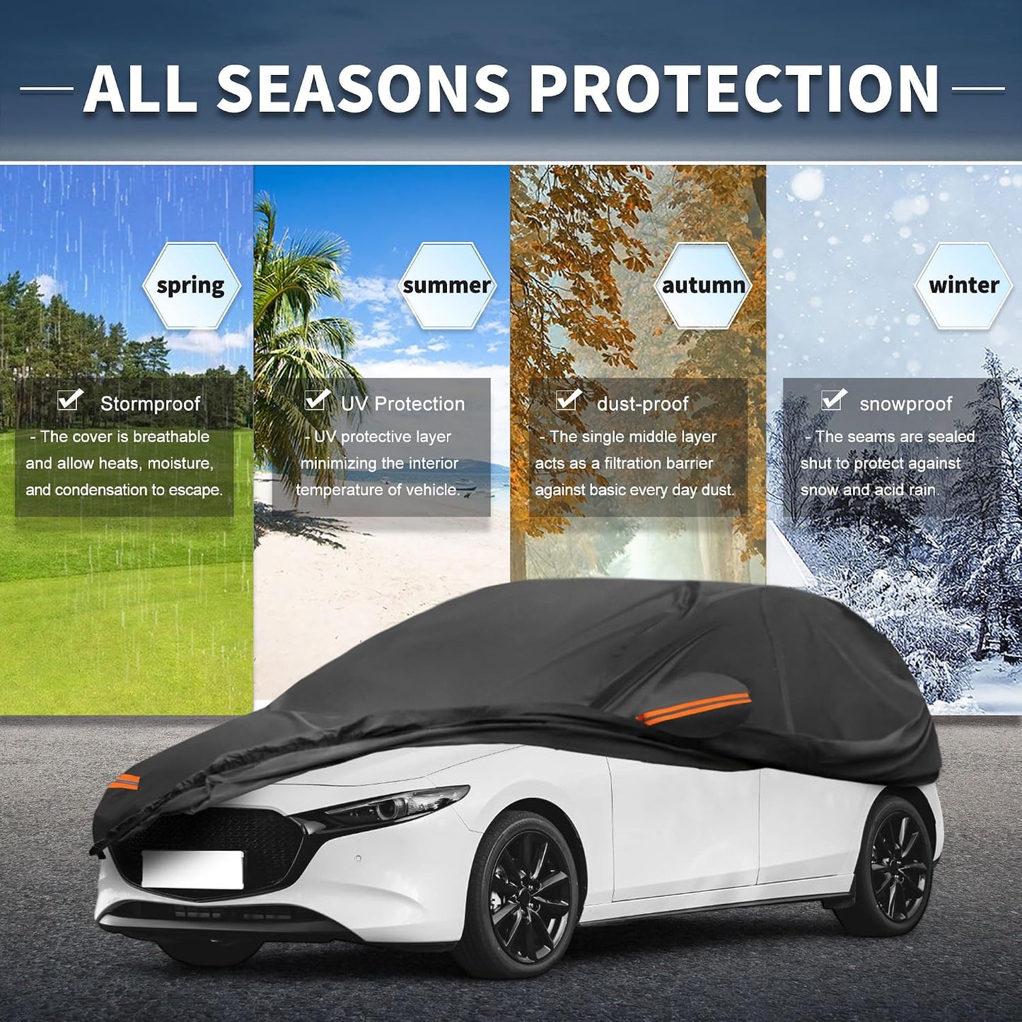 Cubierta coche al aire libre impermeable Mazda3
