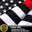 Bandera bomberos EE.UU. 3x5ft resistente 210D