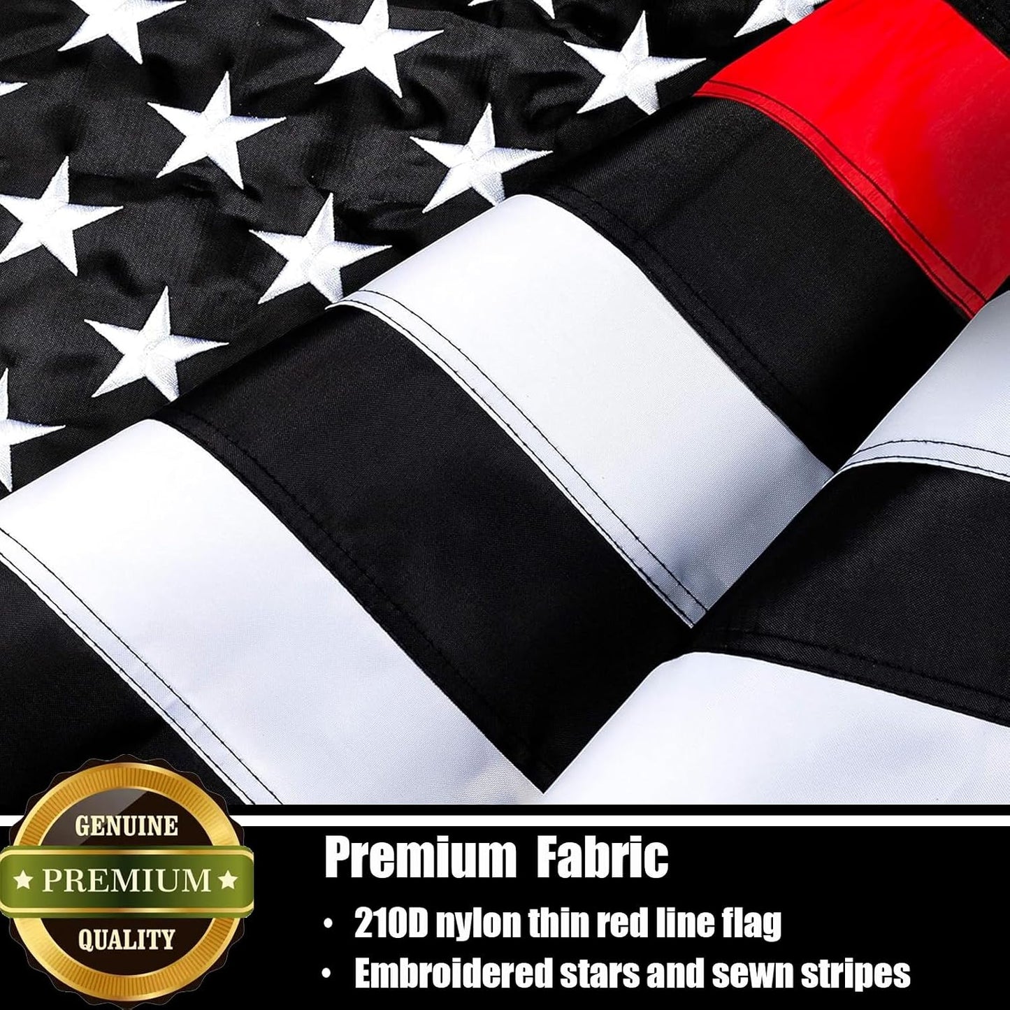 Bandera bomberos EE.UU. 3x5ft resistente 210D