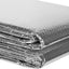 Rollo aislamiento reflejante lámina aluminio 59.9x4.57m 60 pzas