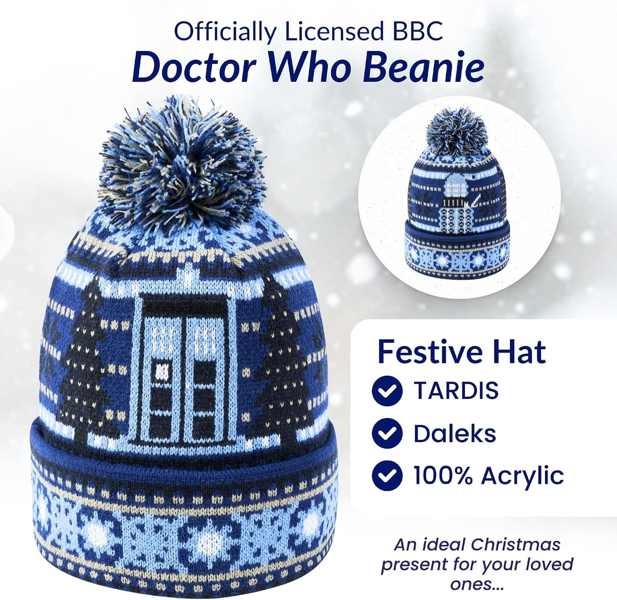 Gorro Navidad oficial de punto