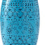 Mesa auxiliar hierro 12" color azul
