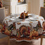 Mantel redondo 60x60pulg gnomos pavo interior exterior