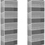 2 Organizadores puerta con ventana 40lb resistente