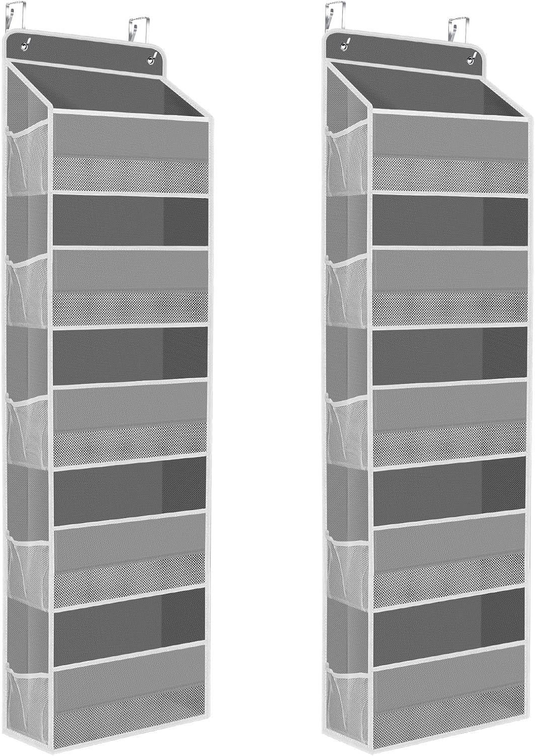 2 Organizadores puerta con ventana 40lb resistente