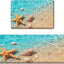 2 Alfombras cocina playa antifatiga conchas marinas