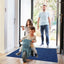 Tapete antiderrap puerta entrada 20x32" azul