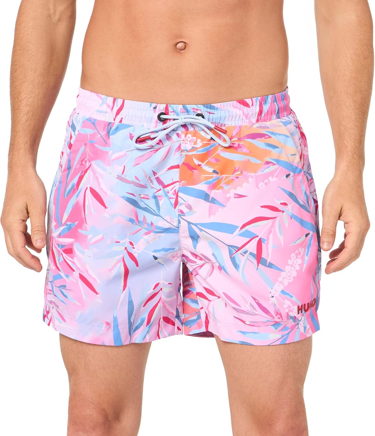 Bañador Hombre Estampado Hojas Tropicales