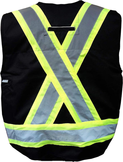 Chaleco seguridad profesional Hi Vis tela Ripstop ignífuga