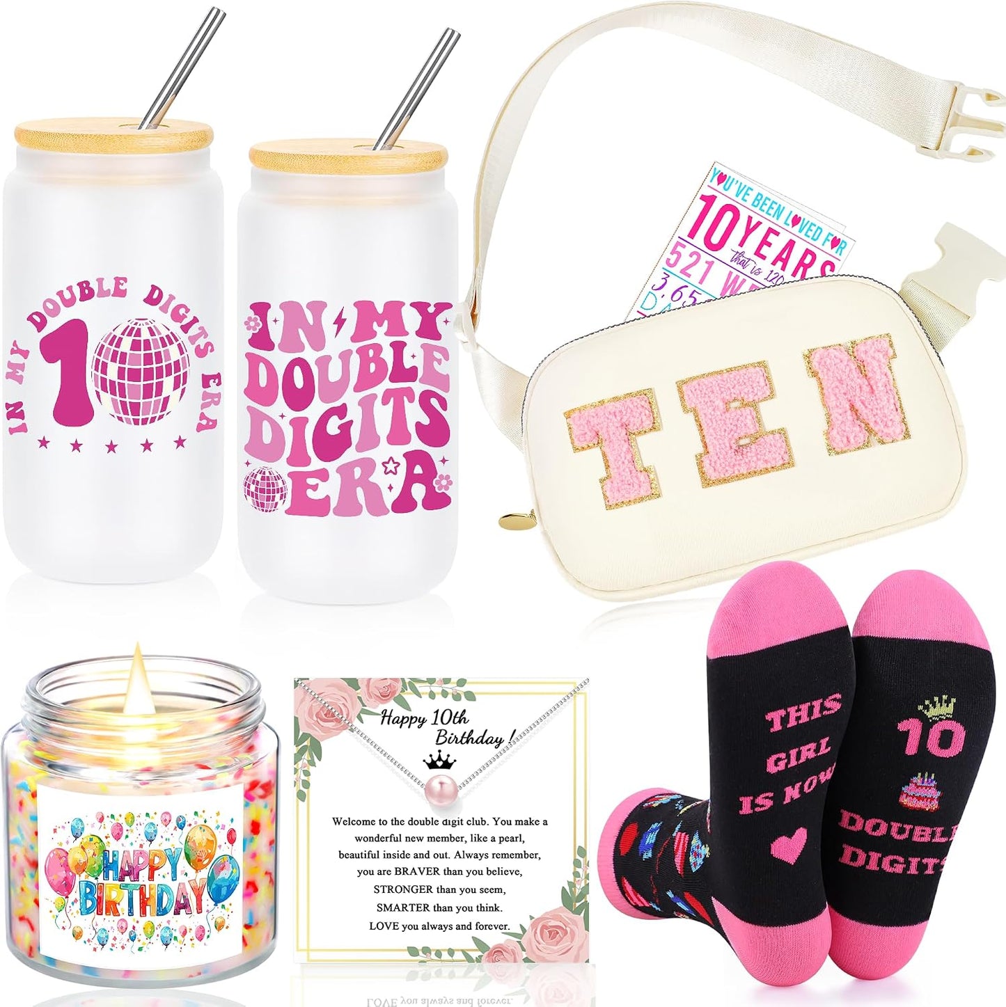 Set 6 regalos cumpleaños niña 10 años