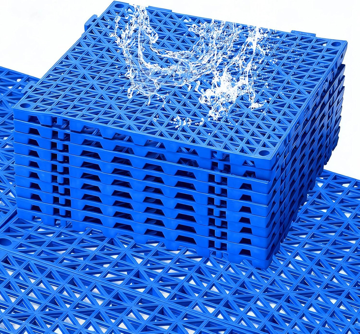 8 Pzas Cojines Modulares 12x12pulg Baldosas PVC Antiderrap