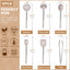 Set 6 Utensilios Silicona para Antiadherentes