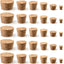 30 Tapones Corcho Natural Cónicos Varios Tamaños