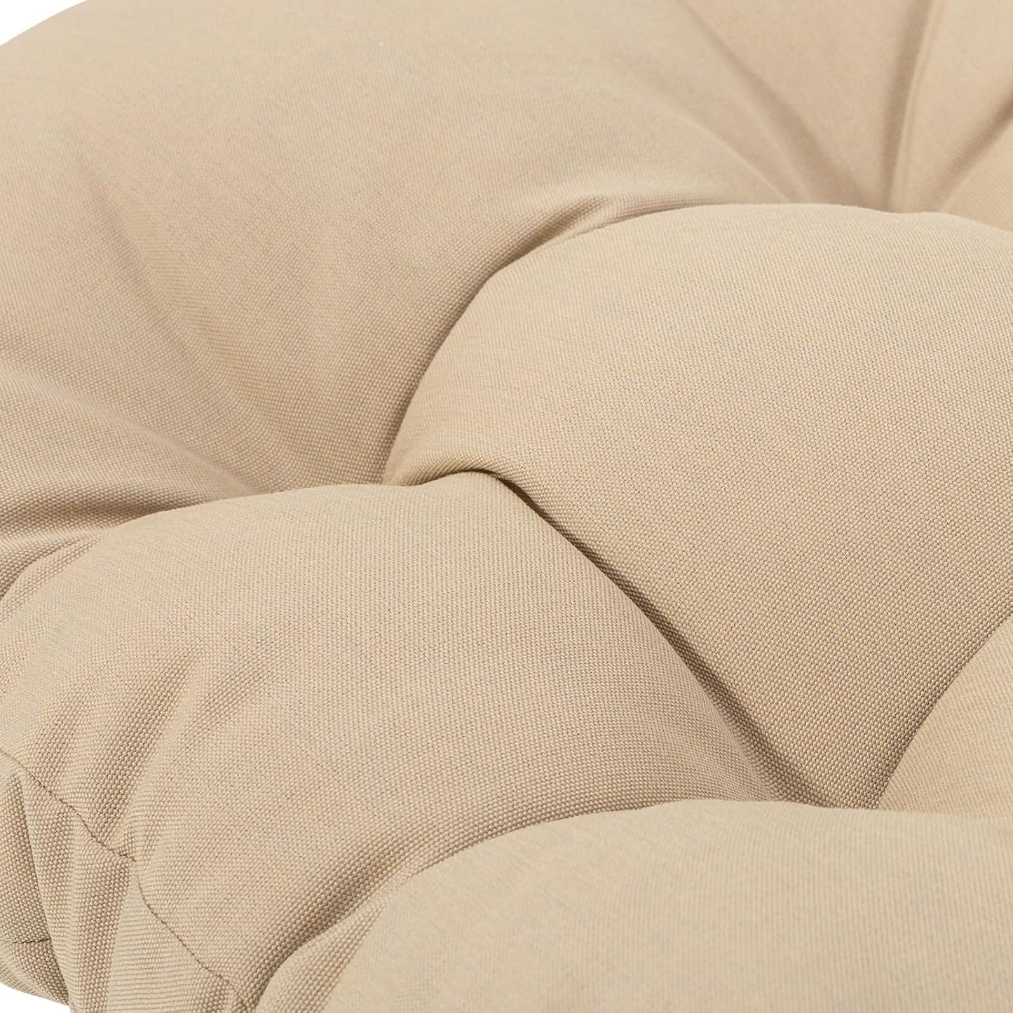 Cojín respaldo alto silla exterior 4uds beige/arena