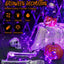 Luces Led Halloween Púrpura Parpadeantes 8 Modos