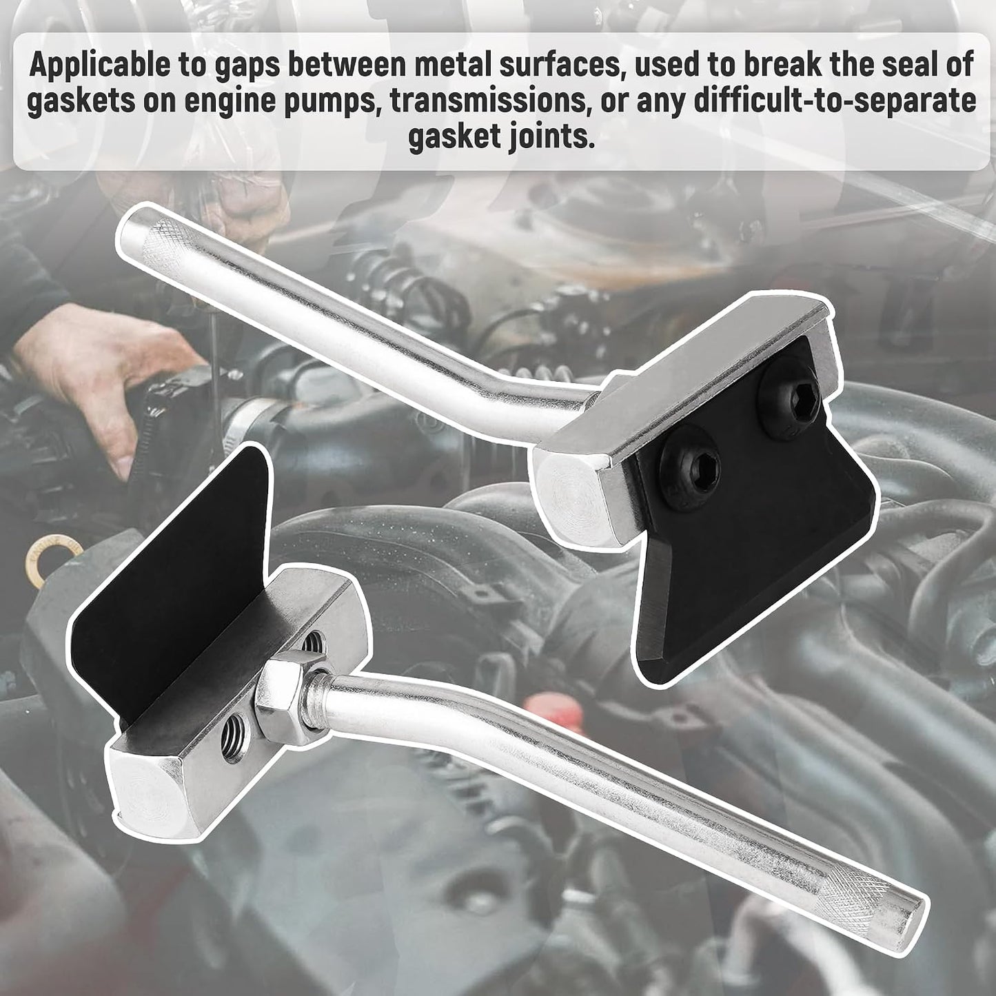 Herramienta separadora de juntas para cárter motor