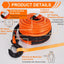 Kit cuerda sintética 1/2pulg x92ft con gancho
